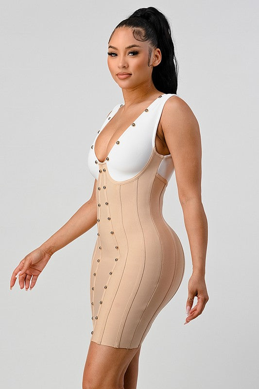 Beaded Bandage Dress