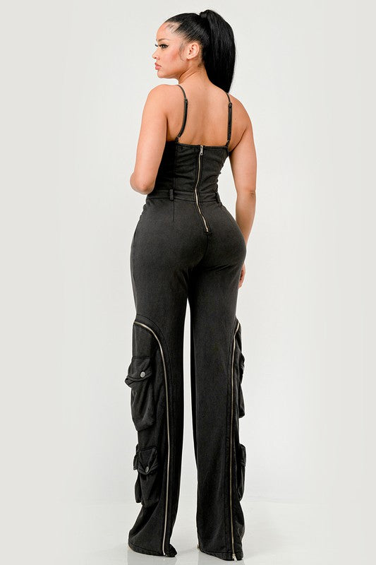 Moto Jumpsuit