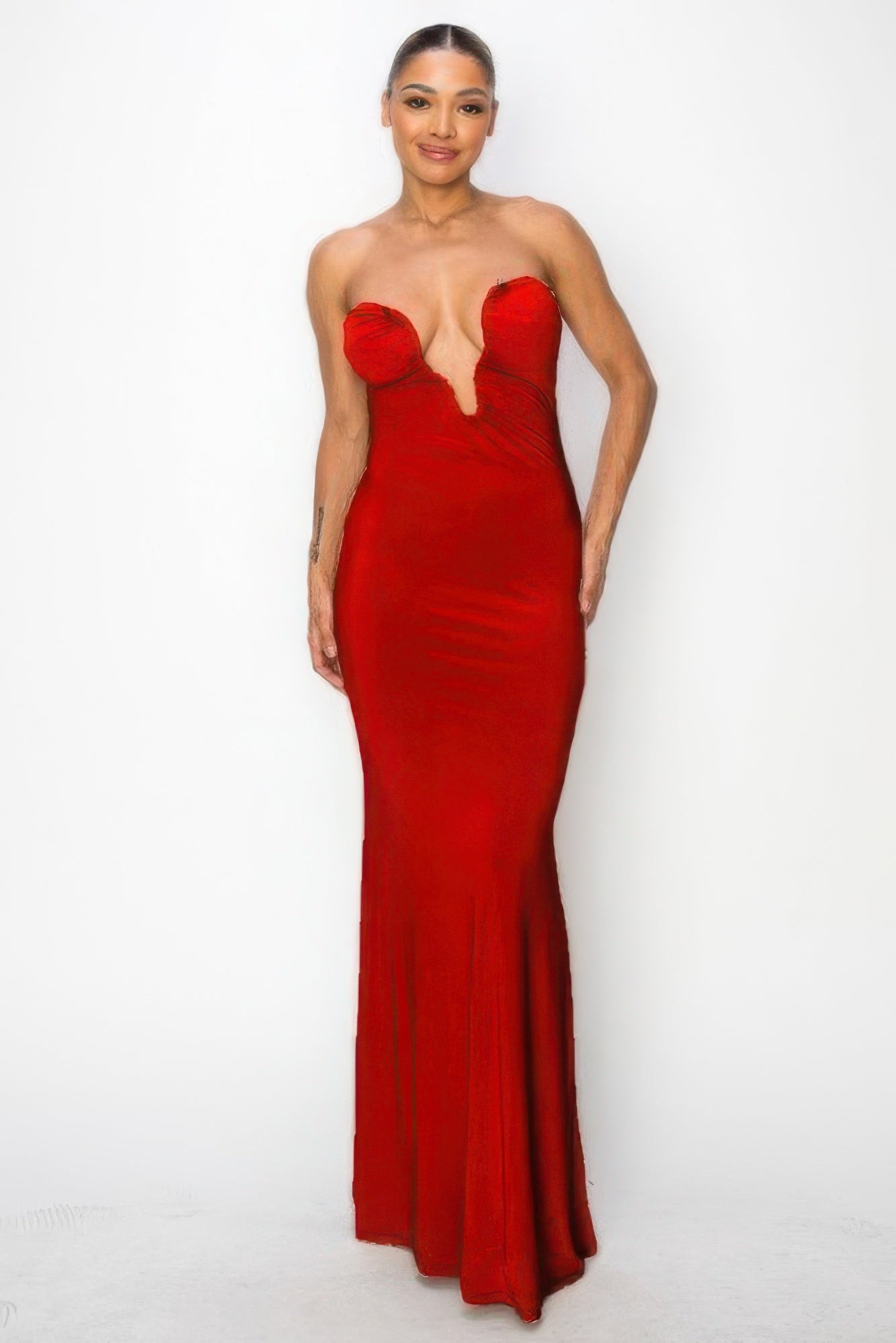 Strapless Maxi Dress